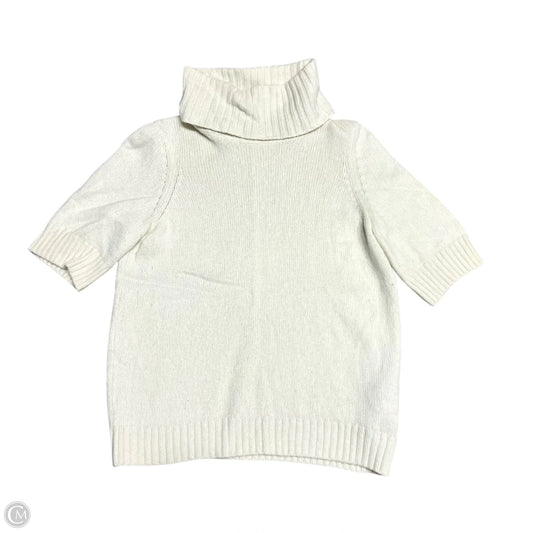 Sweatshirt Collar By Anthropologie In Cream, Size: M