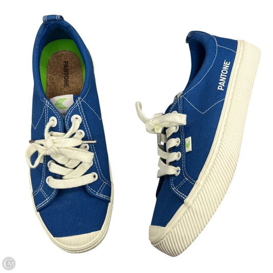 Shoes Sneakers By Cariuma In Blue, Size: 9
