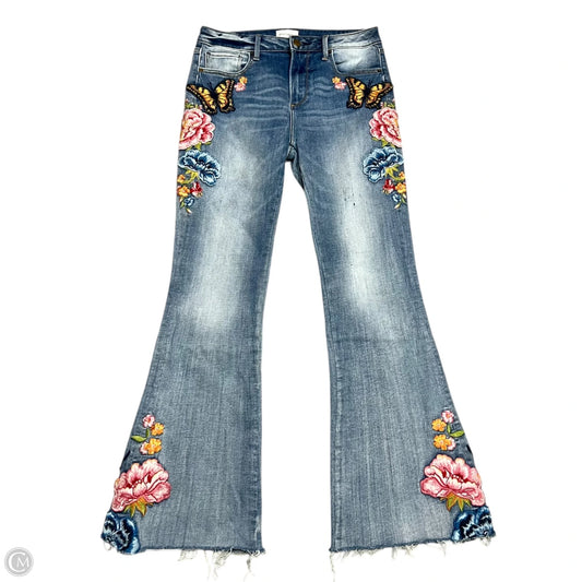 Jeans Flared By Driftwood In Blue Denim, Size: 4