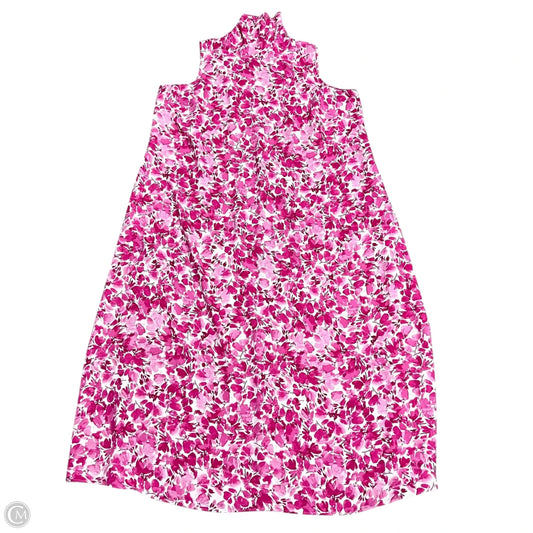 Dress Casual Maxi By Vince Camuto In Pink & White, Size: 2x