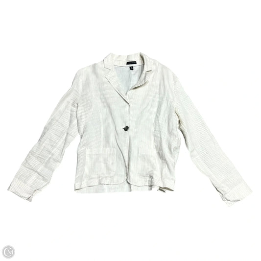 Blazer By Willi Smith In Tan & White, Size: S