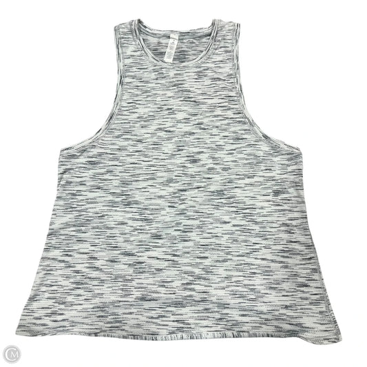 Athletic Tank Top By Lululemon In Black & White, Size: S