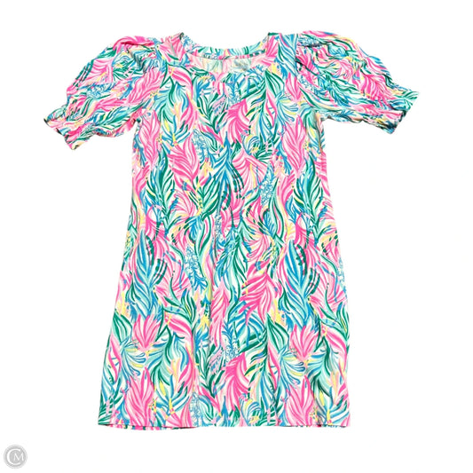Dress Designer By Lilly Pulitzer In Blue & Pink, Size: L