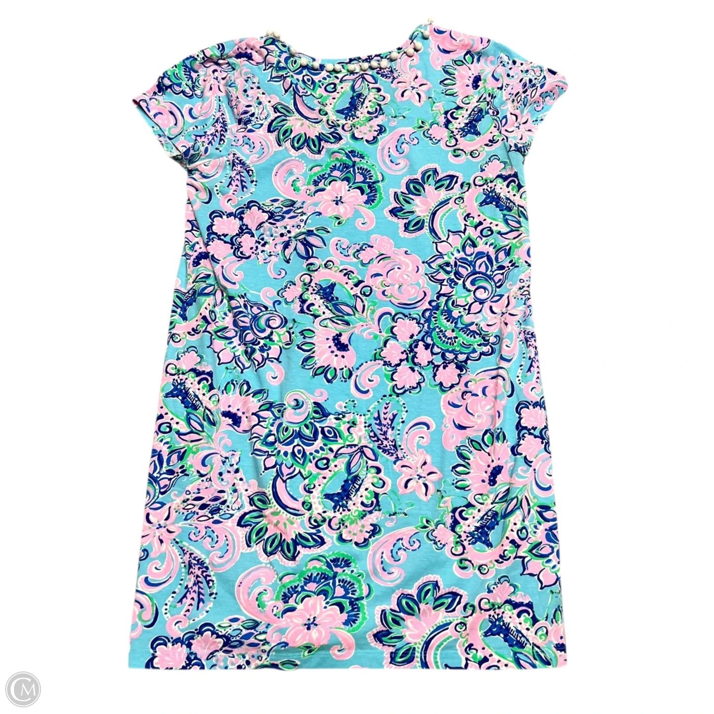 Dress Designer By Lilly Pulitzer In Blue & Pink, Size: L