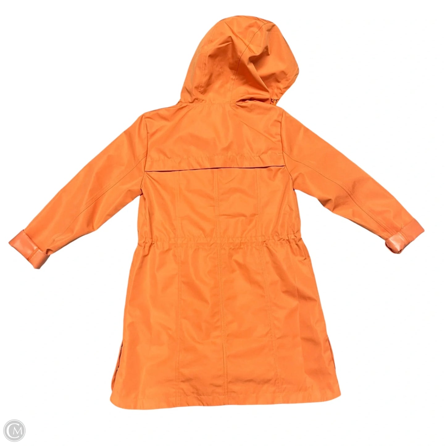 Coat Raincoat By Talbots In Orange, Size: Xs