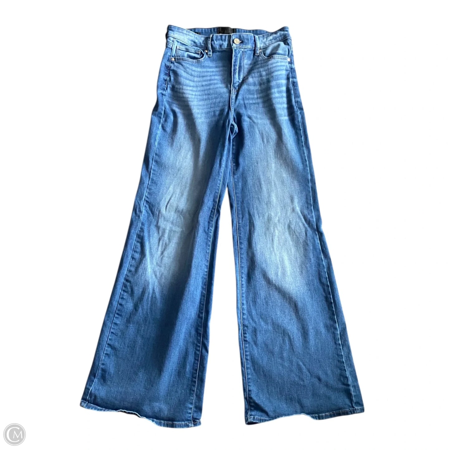 Jeans Wide Leg By White House Black Market In Blue Denim, Size: 2