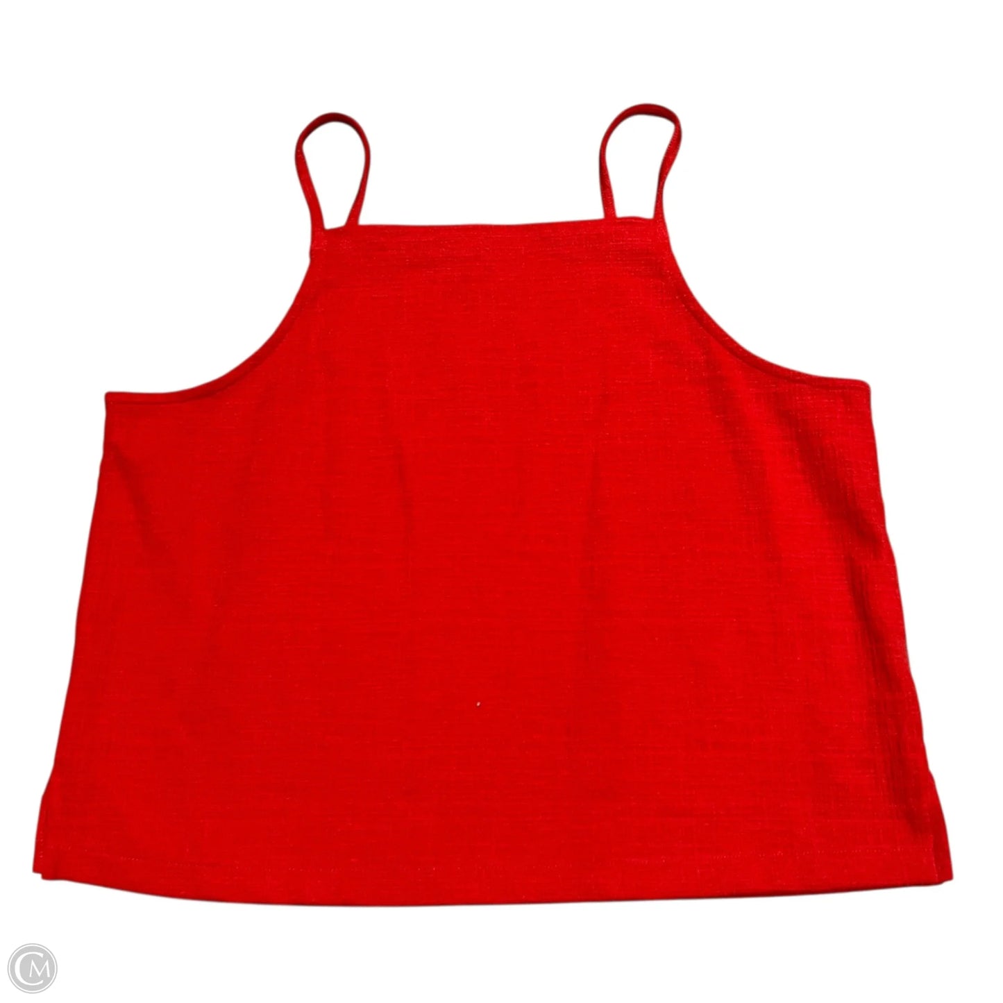 Top Sleeveless By Madewell In Red, Size: L