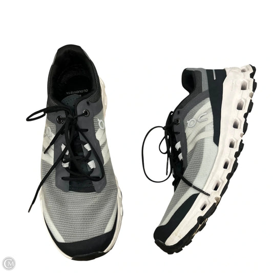 Shoes Athletic By On In Black & Grey, Size: 8.5