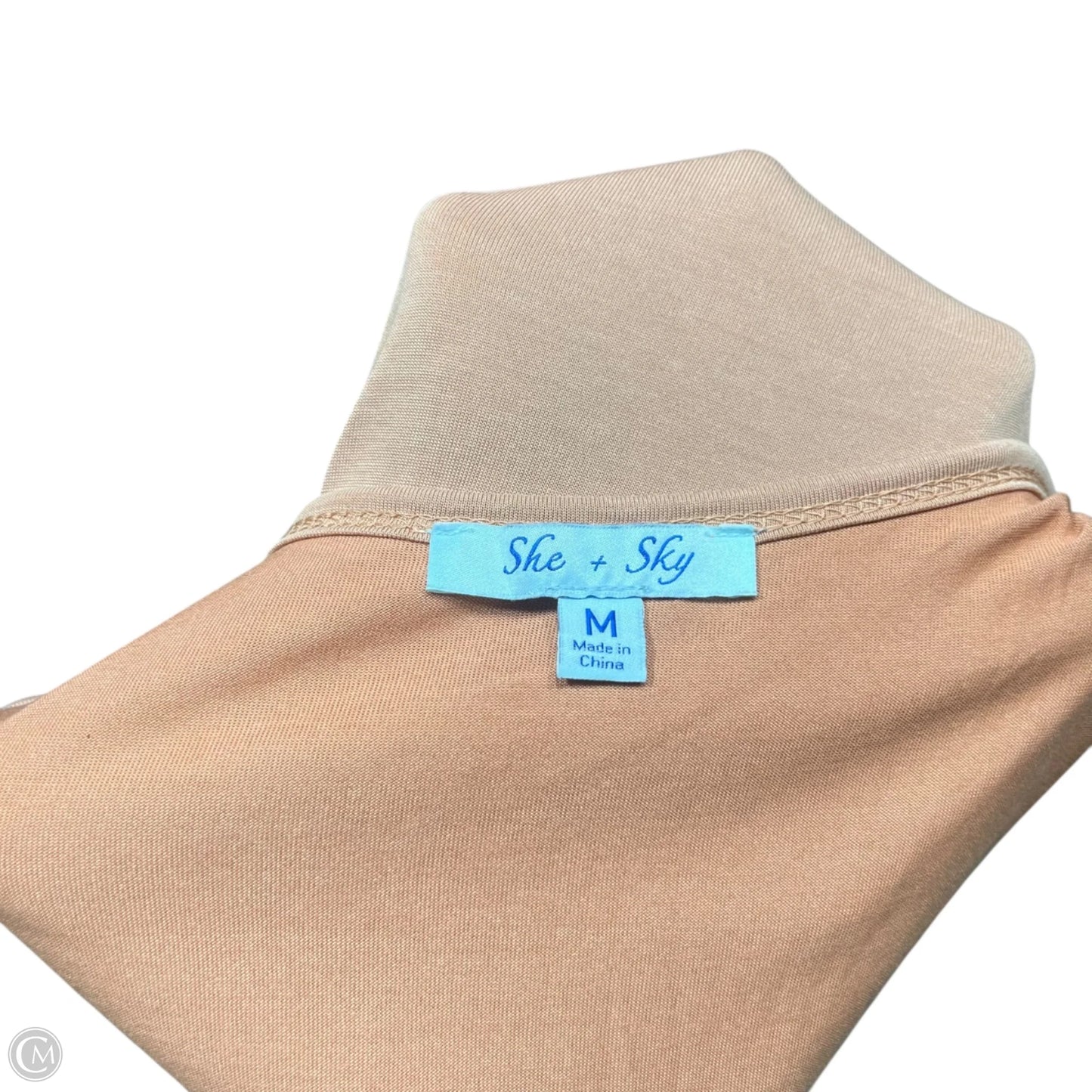 Top Sleeveless By She + Sky In Tan, Size: M