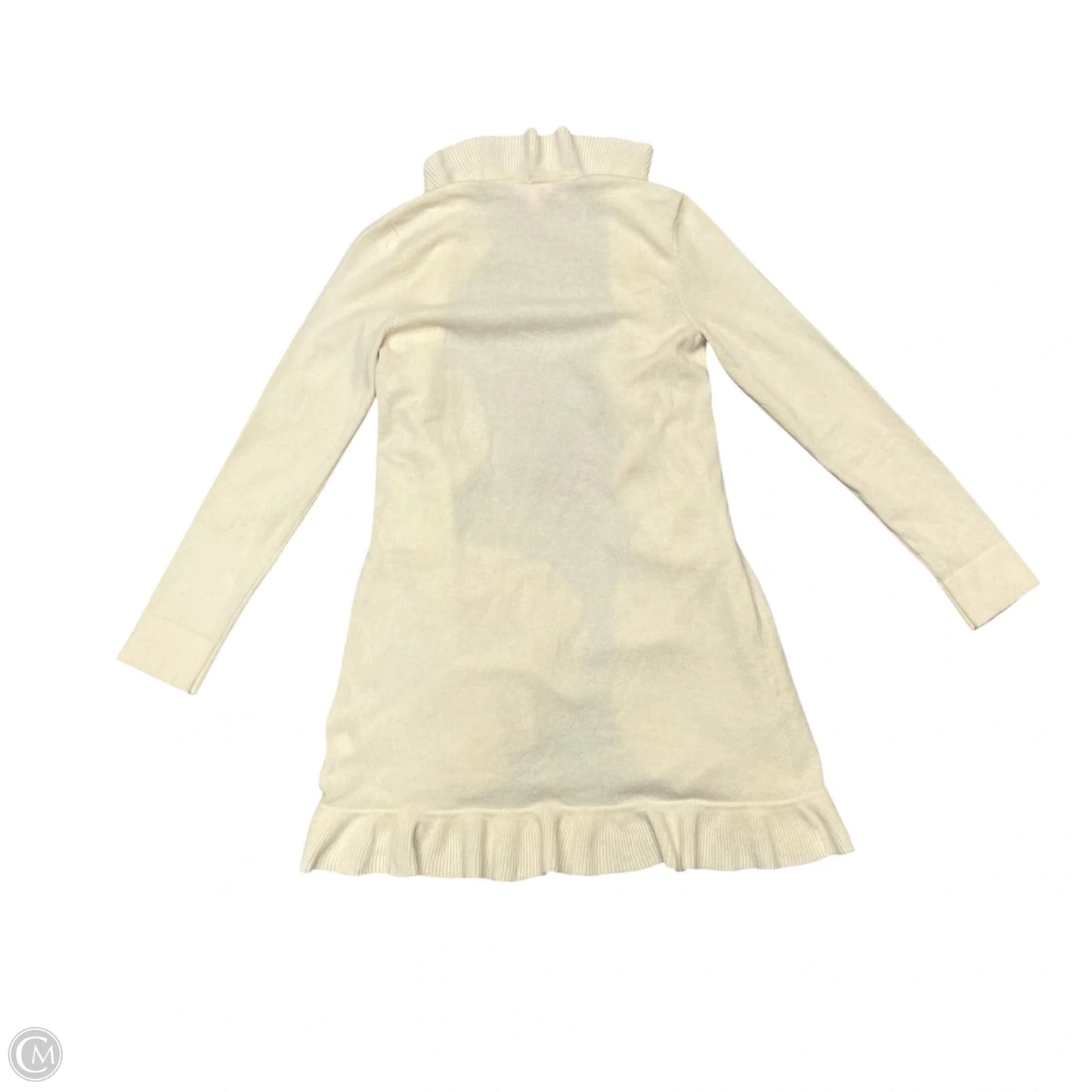 Sweater Cardigan Designer By Lilly Pulitzer In Cream, Size: S