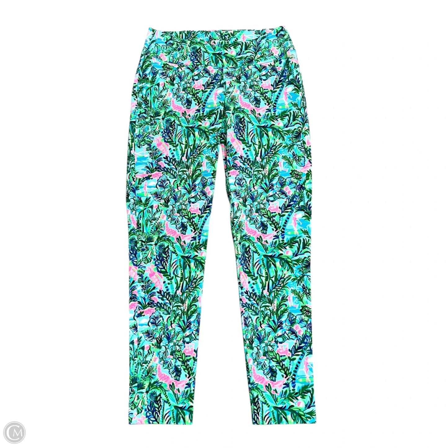Pants Designer By Lilly Pulitzer In Blue & Green, Size: 4