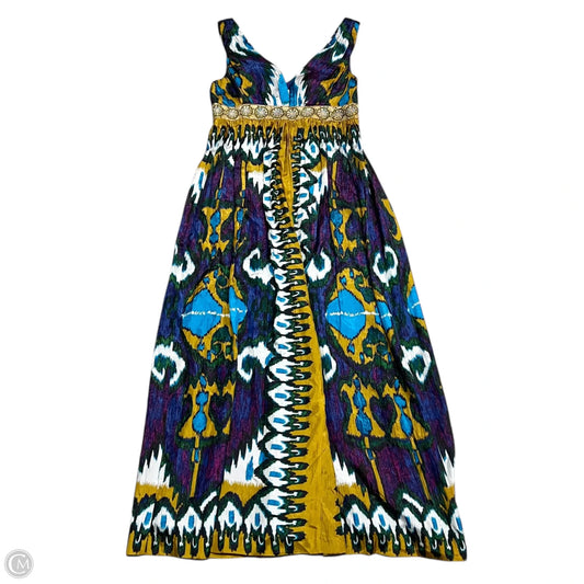 Dress Party Long By Nicole Miller In Blue & Purple, Size: S