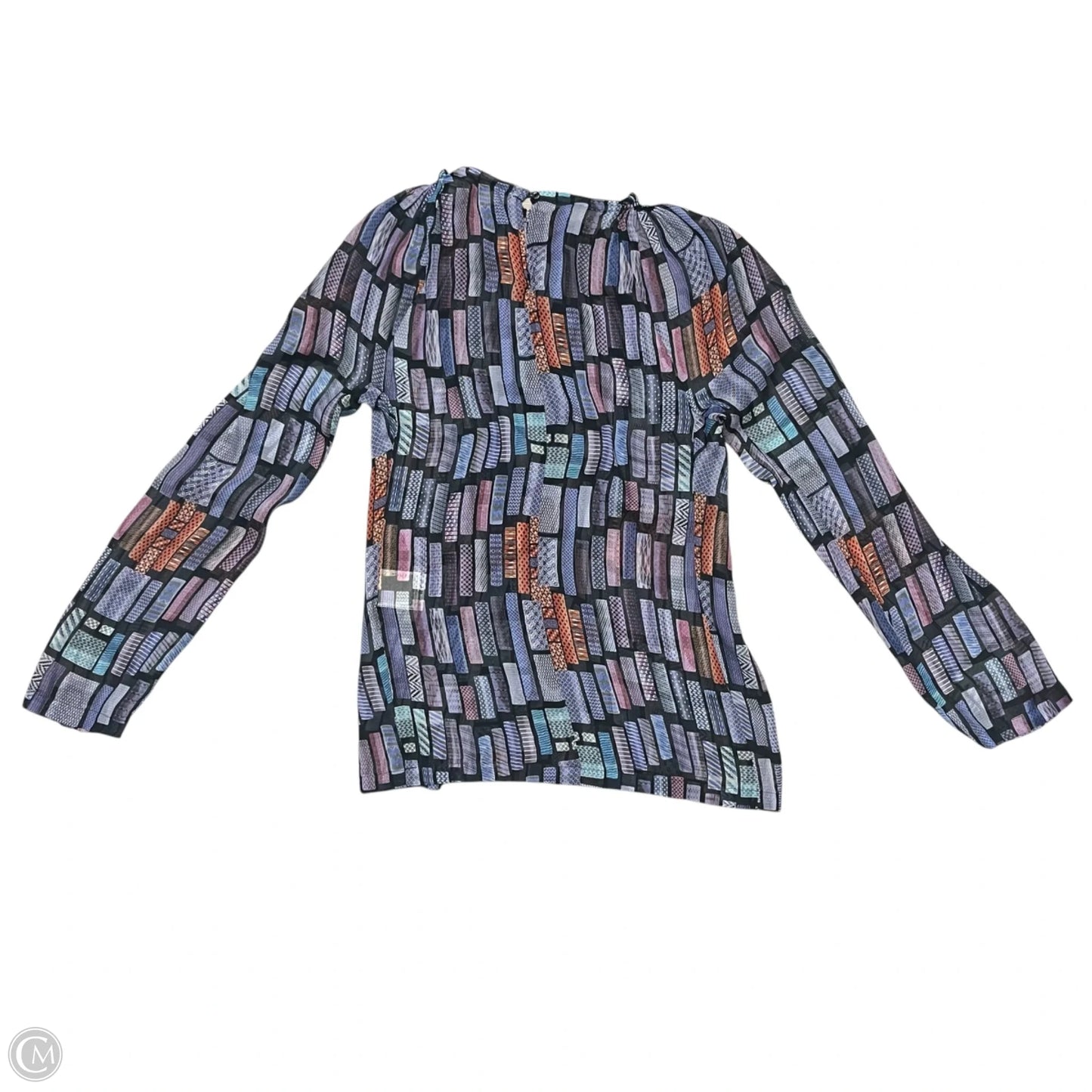 Top Long Sleeve Designer By See By Chloe In Blue & Purple, Size: S