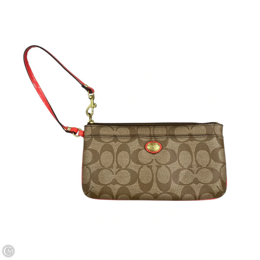 Wristlet Designer By Coach, Size: Medium