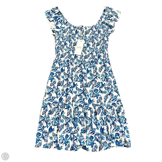 Dress Designer By Lilly Pulitzer In Blue & White, Size: S