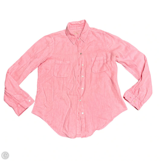 Top Long Sleeve Designer By Lilly Pulitzer In Coral, Size: S