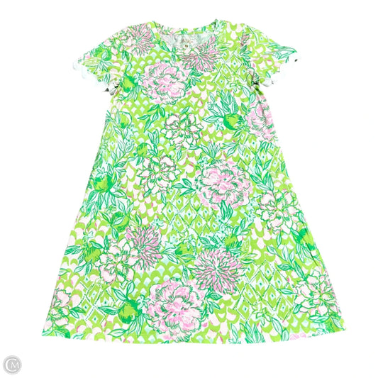 Dress Designer By Lilly Pulitzer In Green & Pink, Size: S