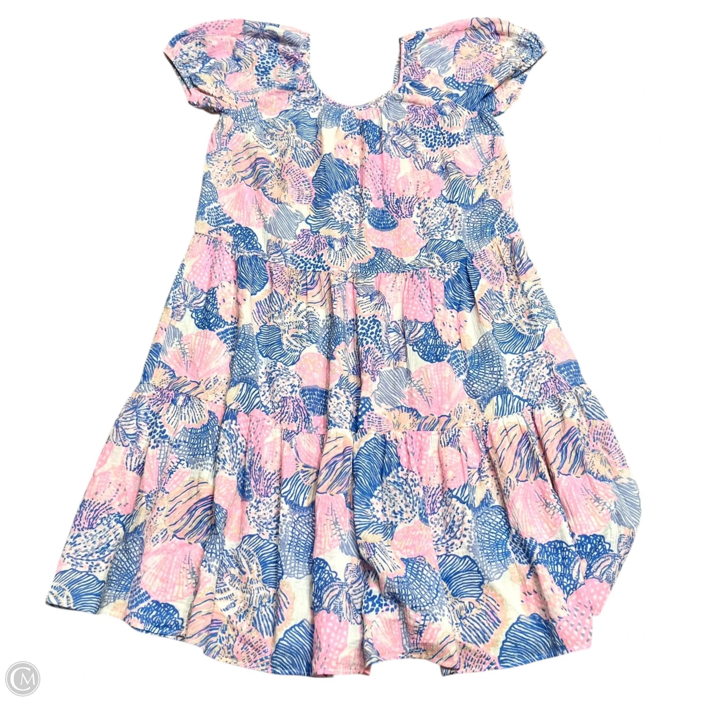 Dress Designer By Lilly Pulitzer In Blue & Pink, Size: Xl