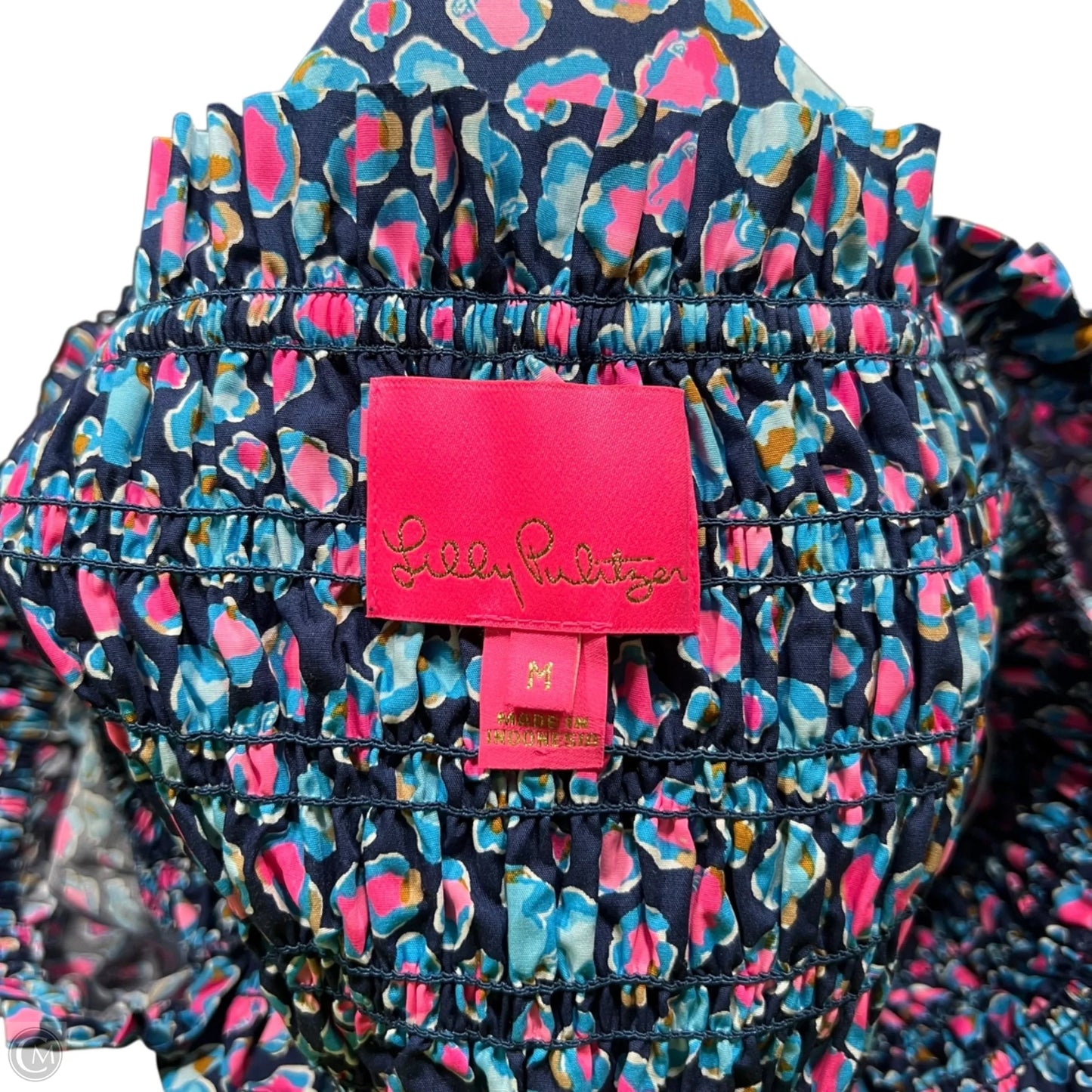Dress Designer By Lilly Pulitzer In Blue & Pink, Size: M