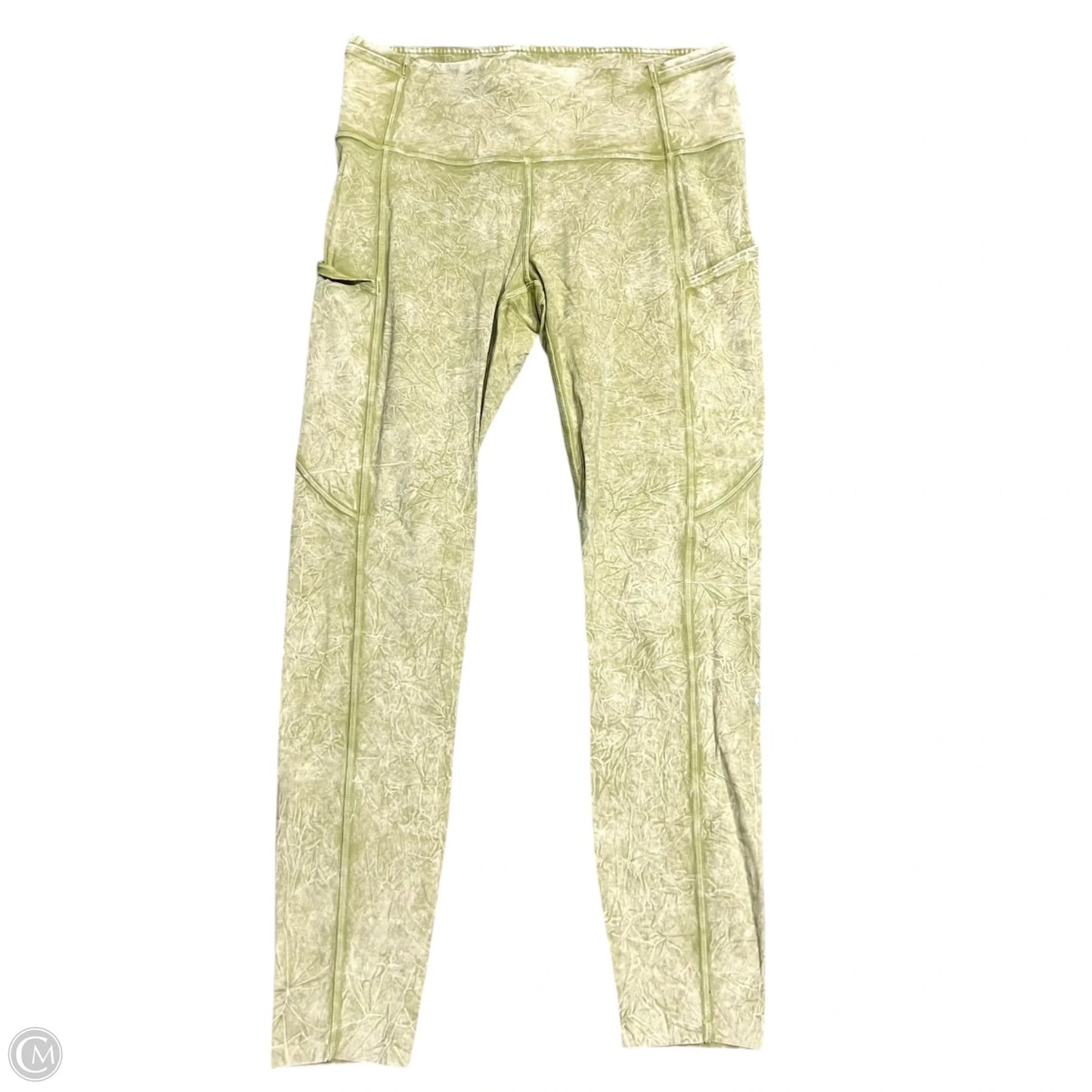 Athletic Leggings By Lululemon In Green, Size: 8