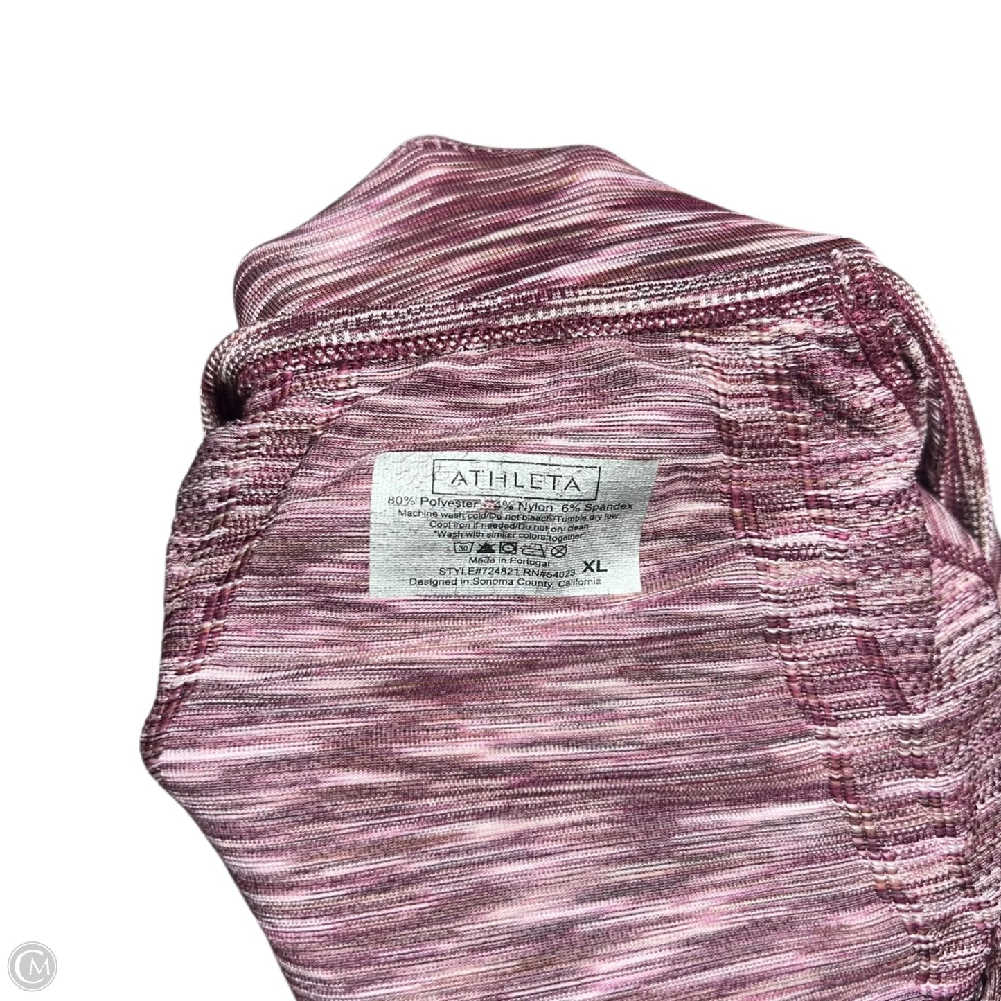 Athletic Top Long Sleeve Crewneck By Athleta In Purple, Size: Xl
