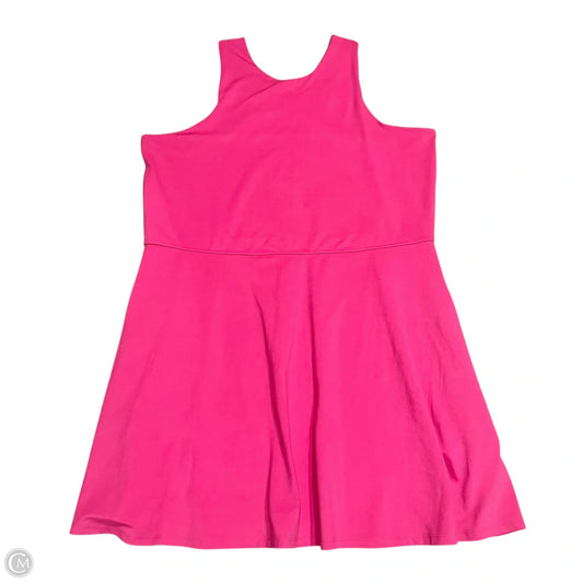 Athletic Dress By Athleta In Pink, Size: 2x