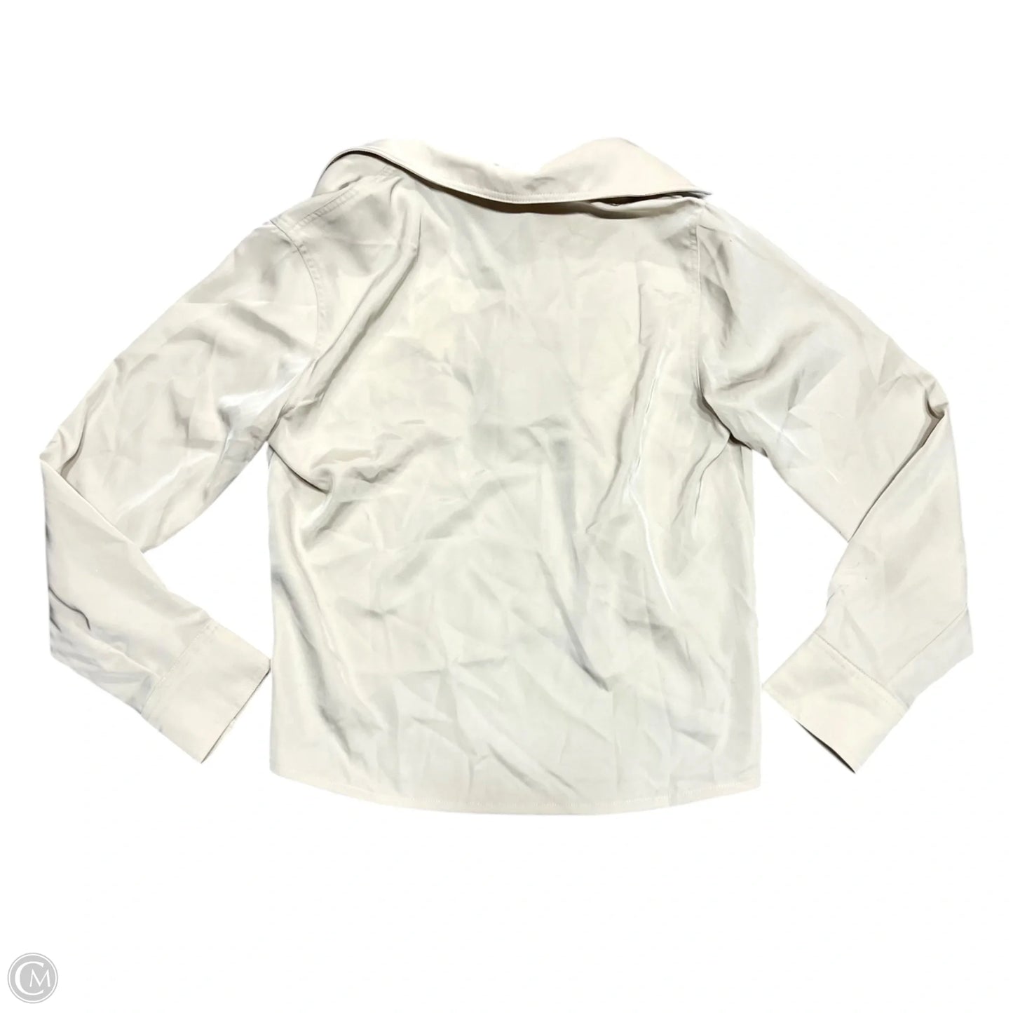 Top Long Sleeve By Banana Republic In Tan, Size: S