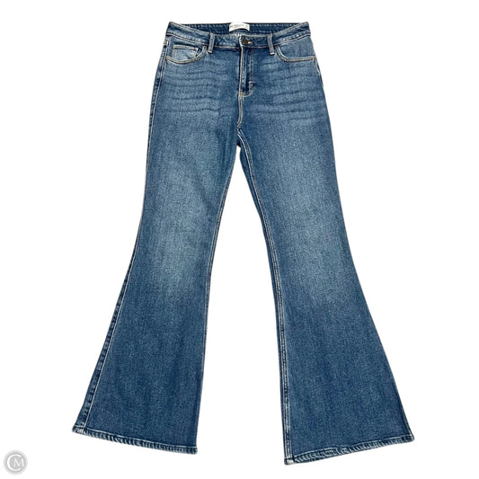 Jeans Flared By Abercrombie And Fitch In Blue Denim, Size: 6