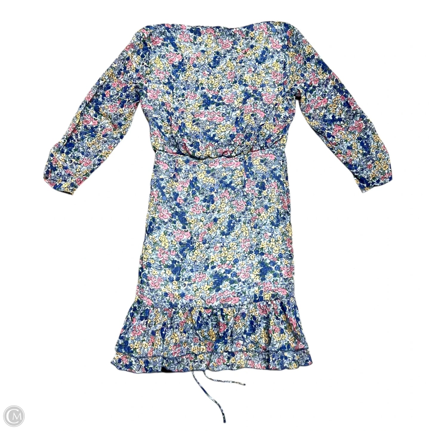 Dress Casual Short By Zara In Blue & Pink, Size: Xs