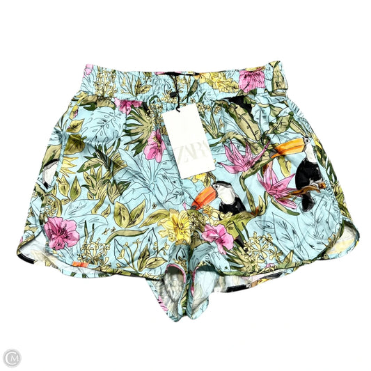 Shorts By Zara In Blue & Green, Size: 0