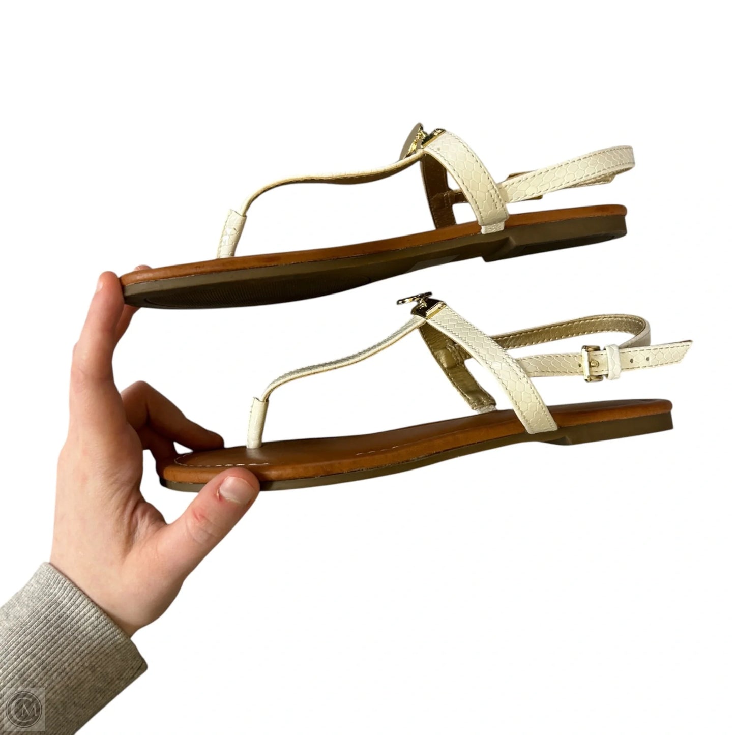 Sandals Flats By Gbg In White, Size: 6