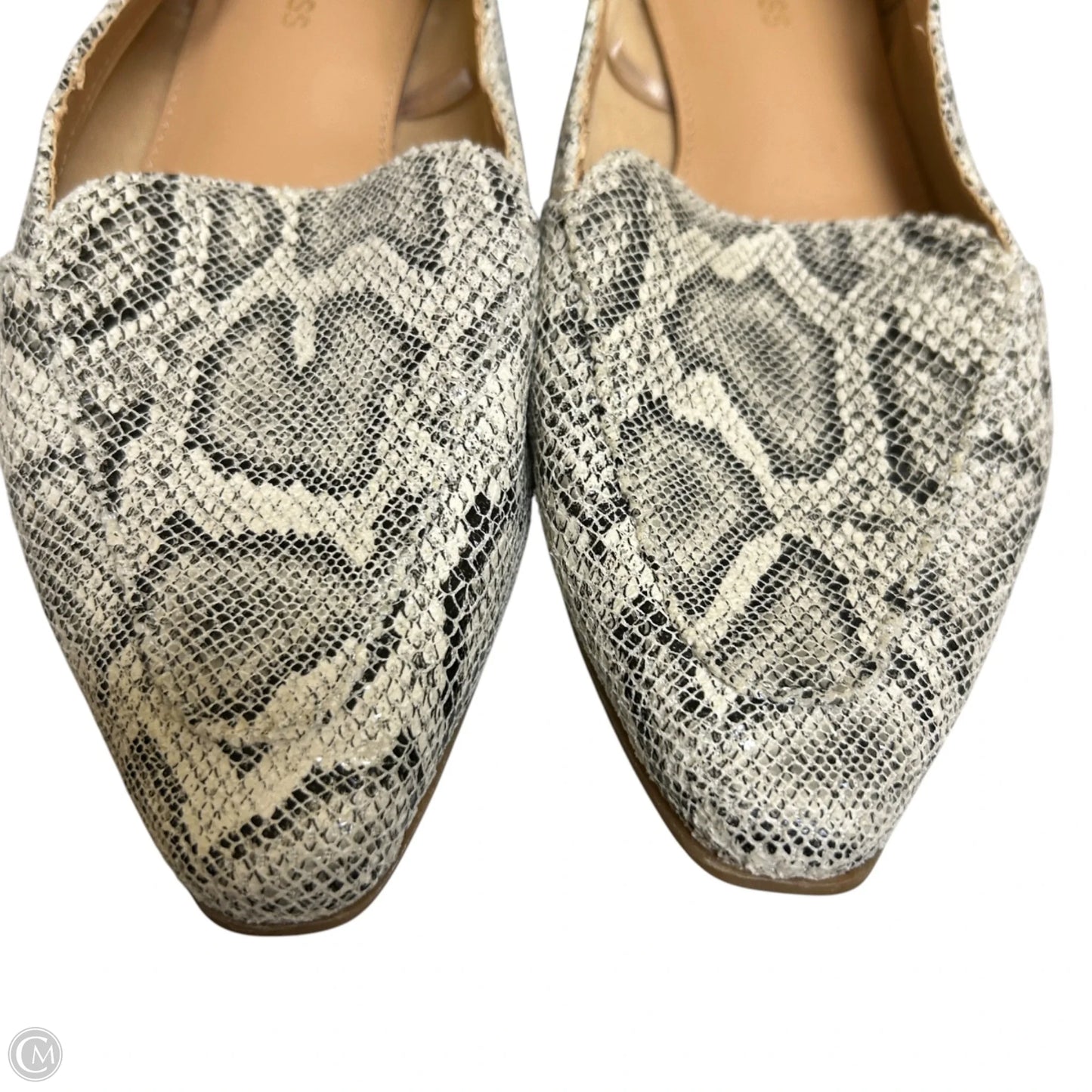 Shoes Flats By Express In Snakeskin Print, Size: 6