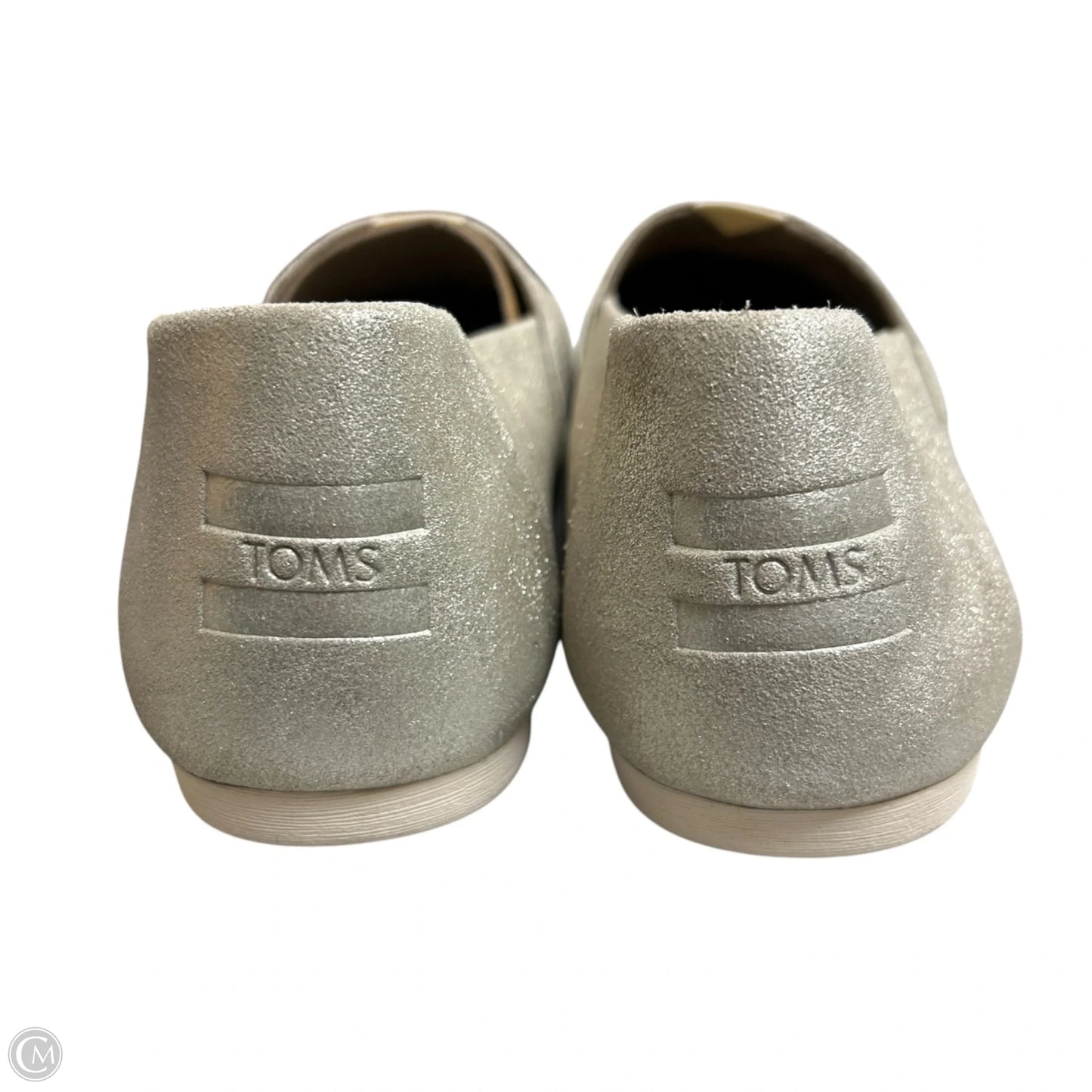 Shoes Flats By Toms In Gold, Size: 9.5