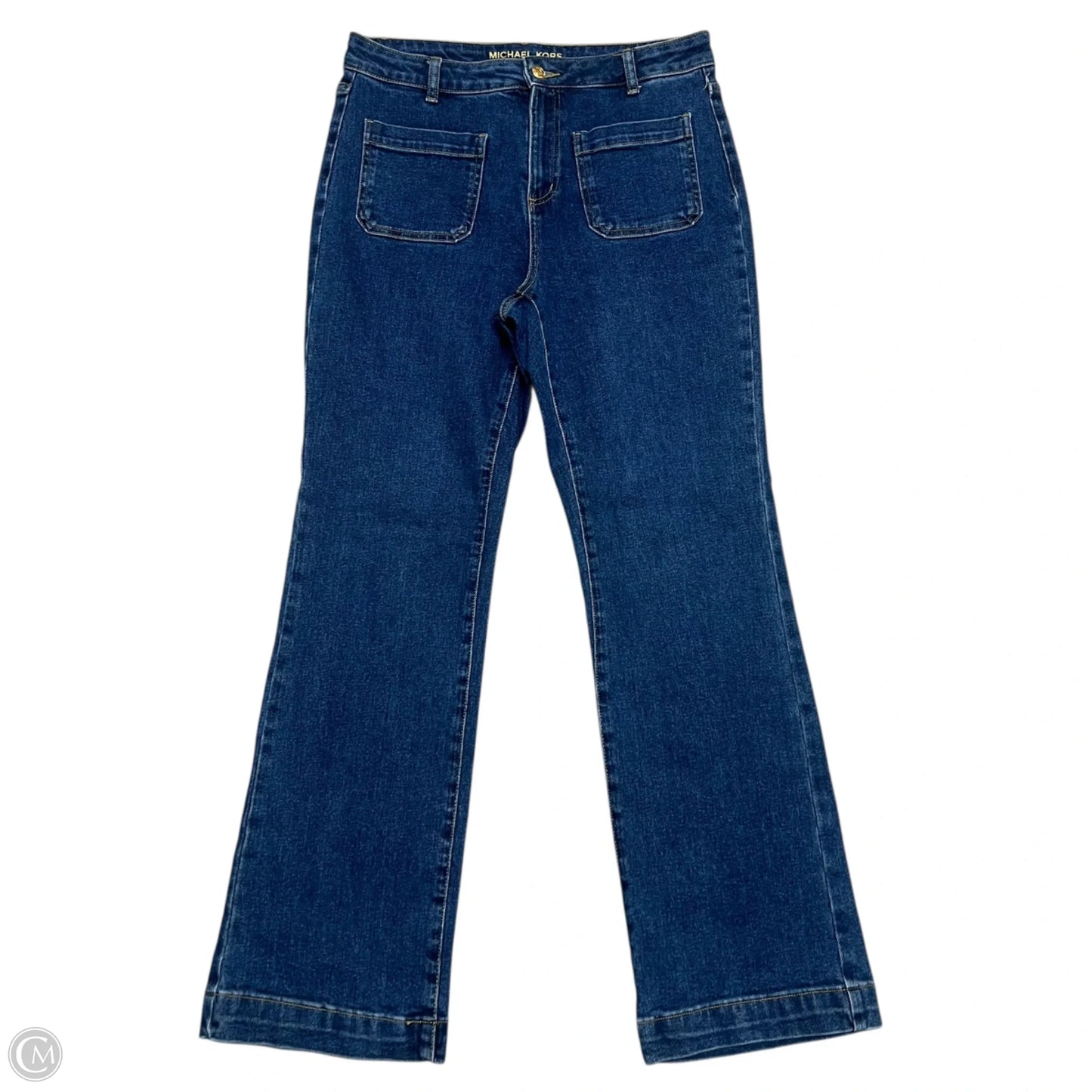 Jeans Designer By Michael Kors In Blue Denim, Size: 8