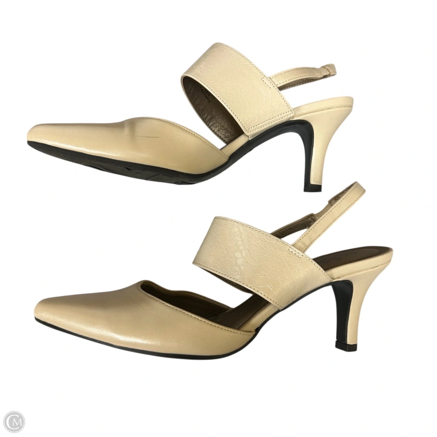 Shoes Heels Kitten By Life Stride In Tan, Size: 8.5