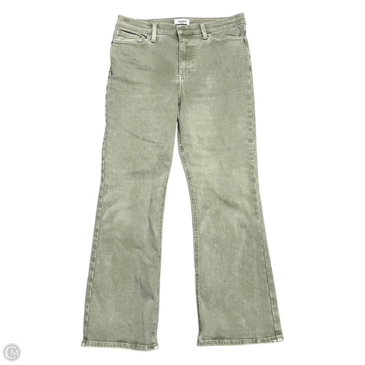 Jeans Flared By Pistola In Green Denim, Size: 10