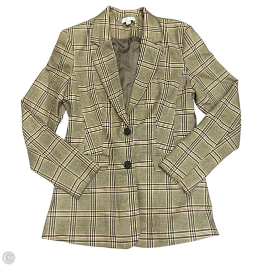 Blazer By Topshop In Cream & Purple, Size: M