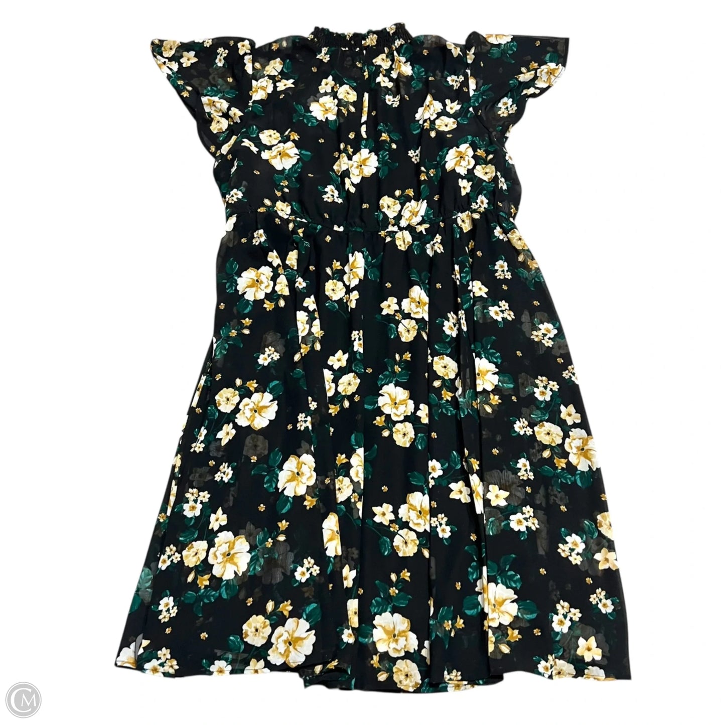 Dress Casual Short By Torrid In Black & Green, Size: 2x