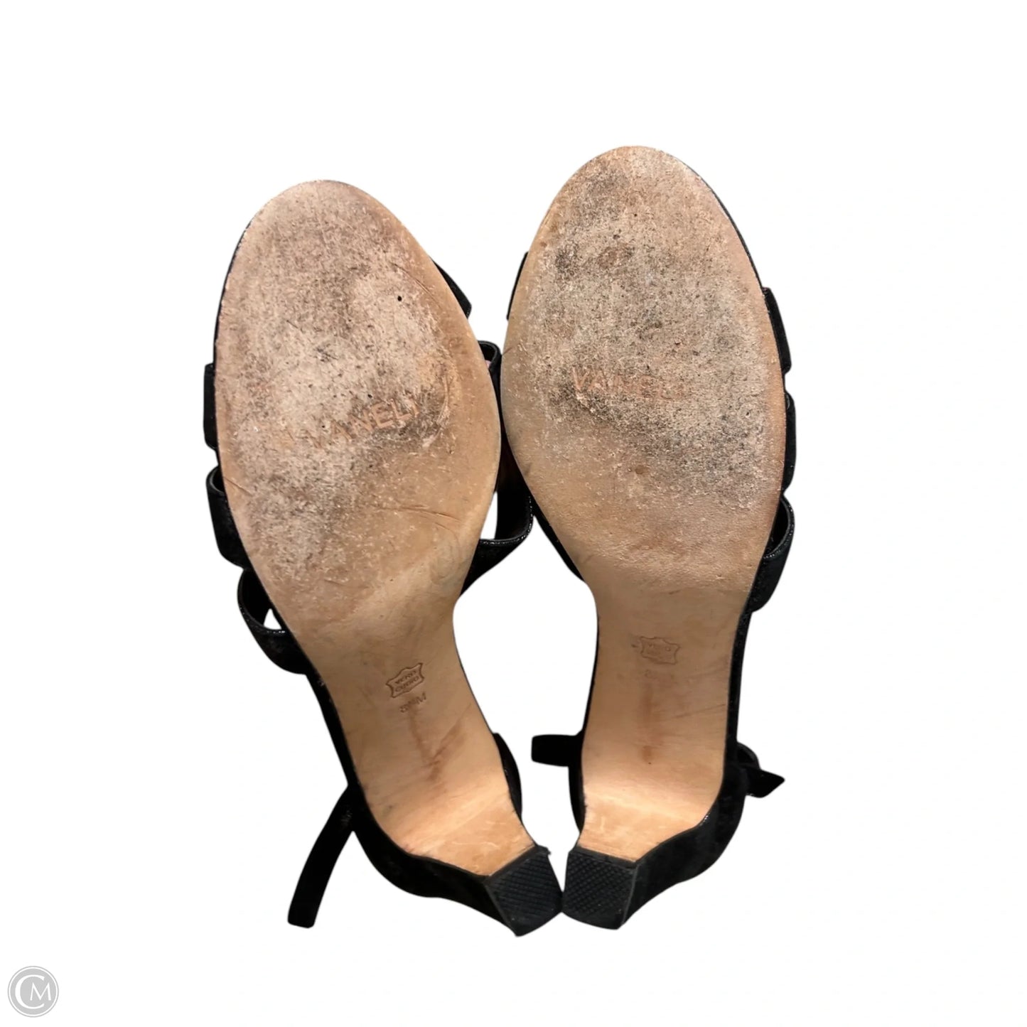 Sandals Heels Block By Vaneli In Black, Size: 8.5