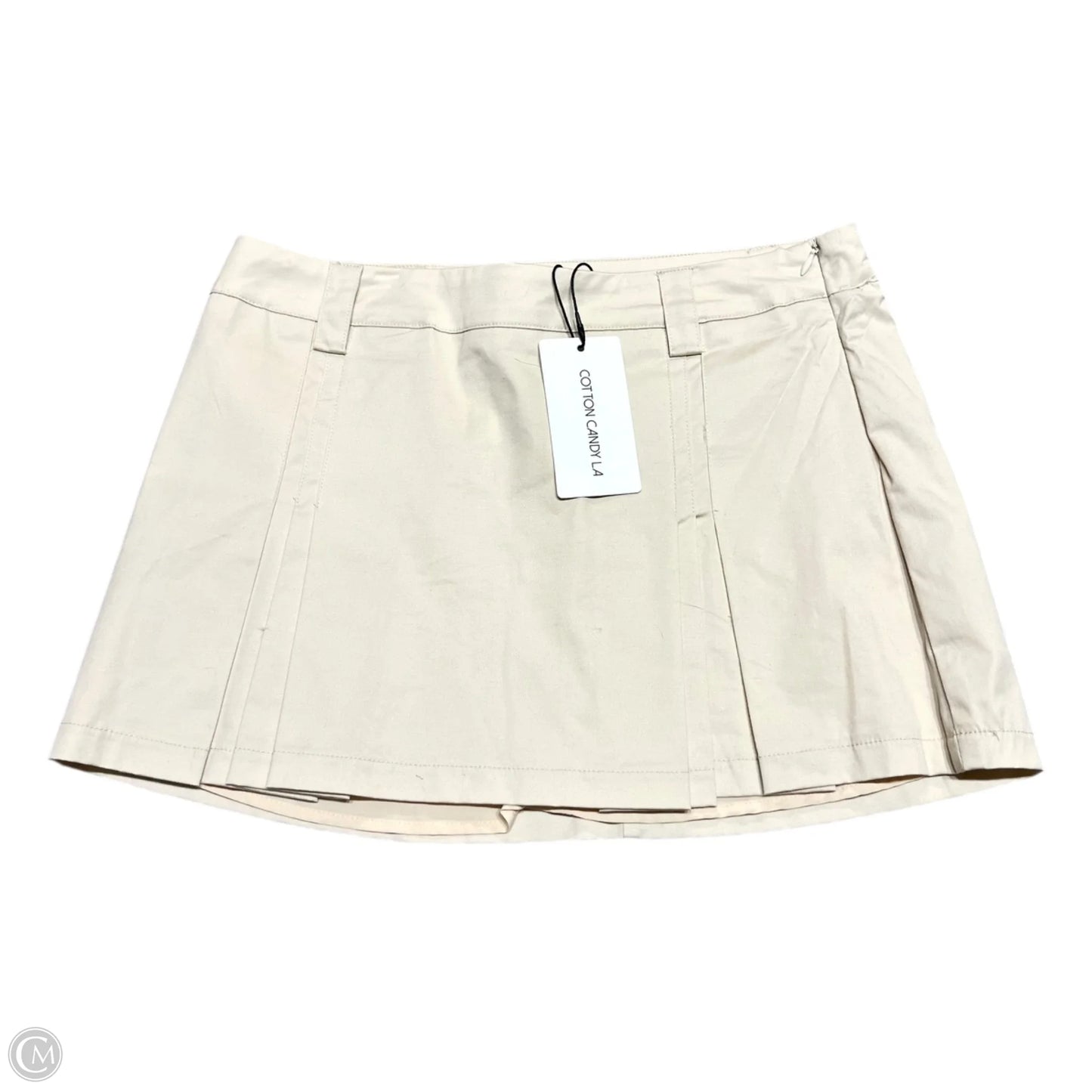 Skirt Mini & Short By Cotton Candy In Cream, Size: 8