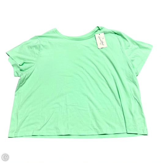 Top Short Sleeve Basic By Universal Thread In Green, Size: 2x