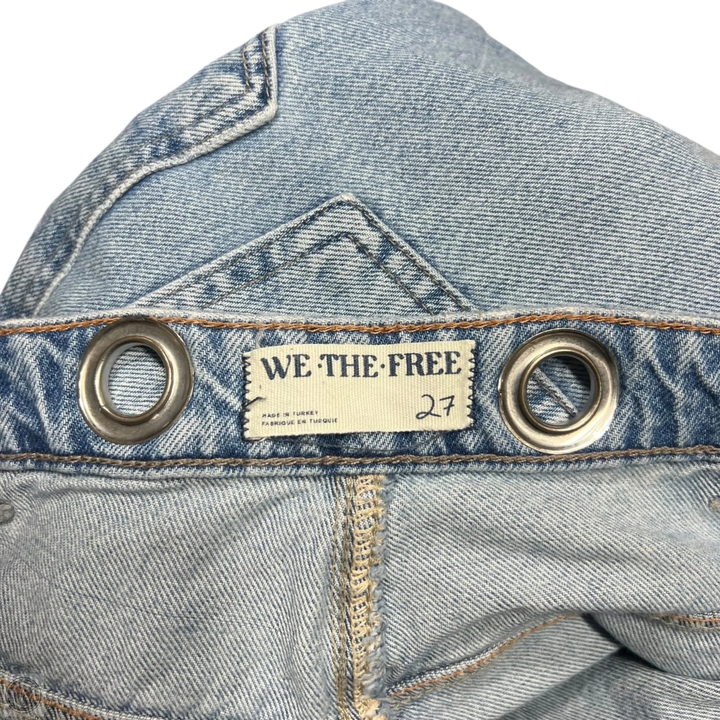 Jeans Wide Leg By We The Free In Blue Denim, Size: 4