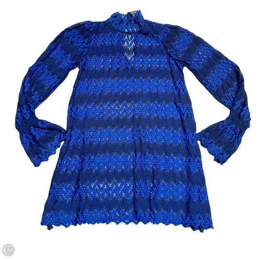 Dress Casual Short By Free People In Black & Blue, Size: S
