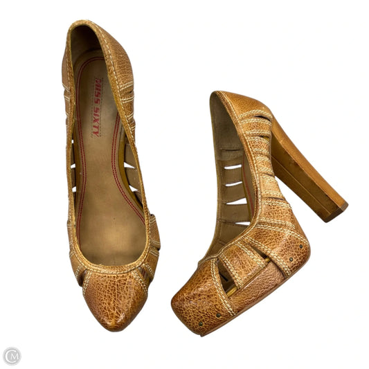 Shoes Heels Stiletto By Miss Sixty In Tan, Size: 7.5