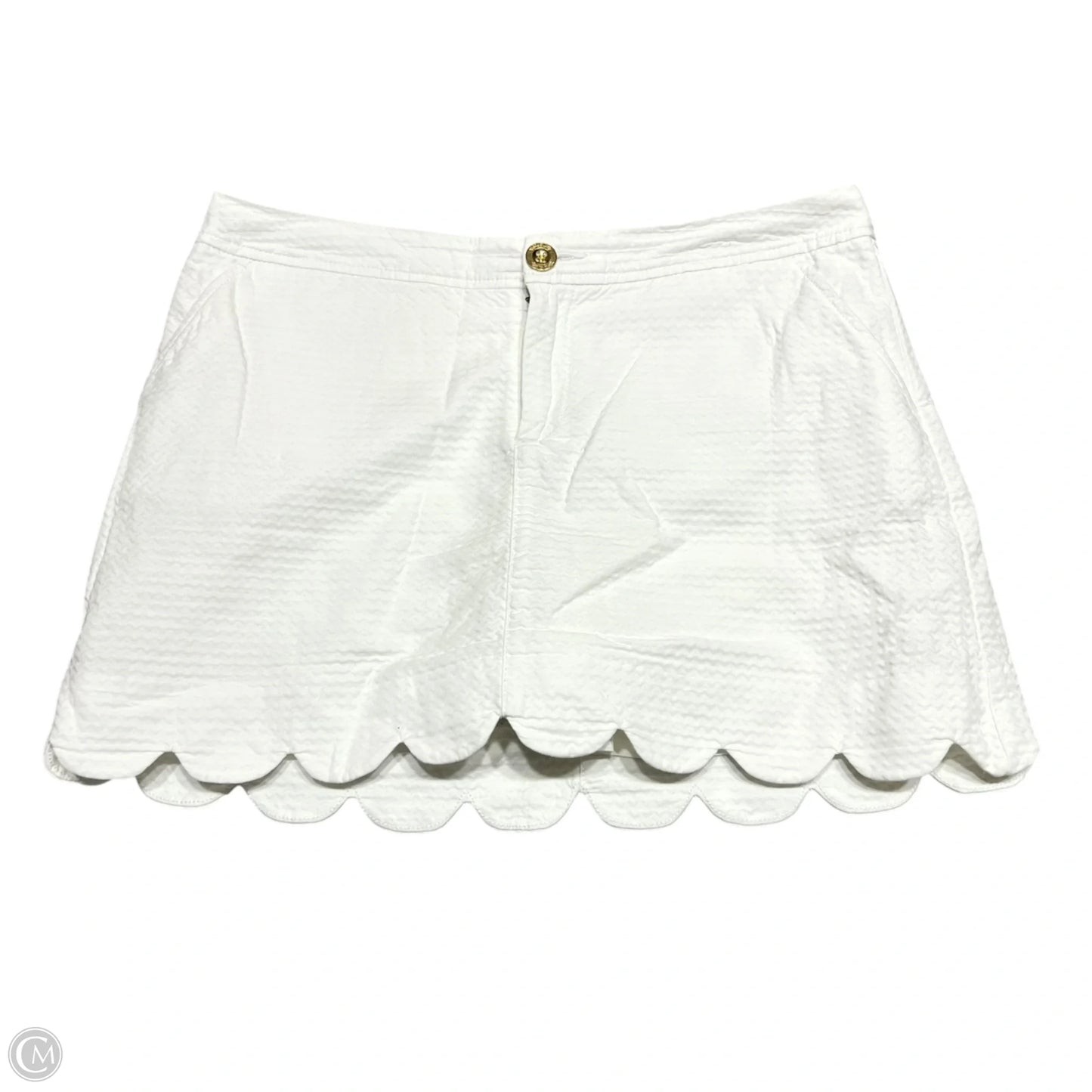 Skort Designer By Lilly Pulitzer In White, Size: 8