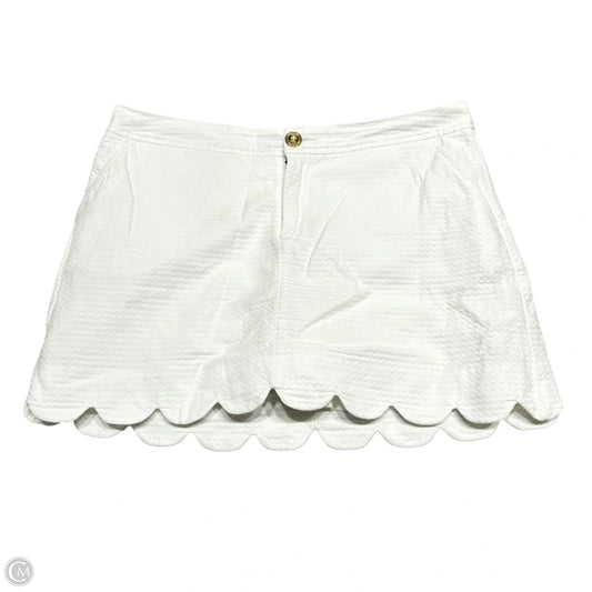 Skort Designer By Lilly Pulitzer In White, Size: 8