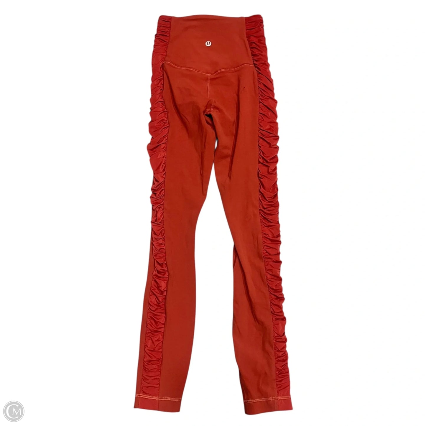Athletic Leggings By Lululemon In Orange, Size: 2