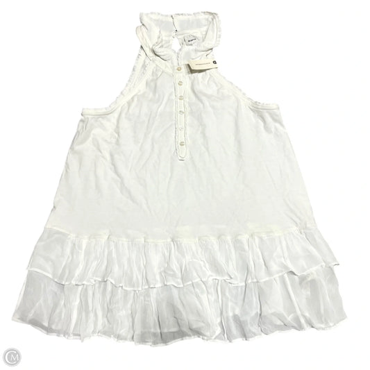 Top Sleeveless By Maeve In White, Size: L