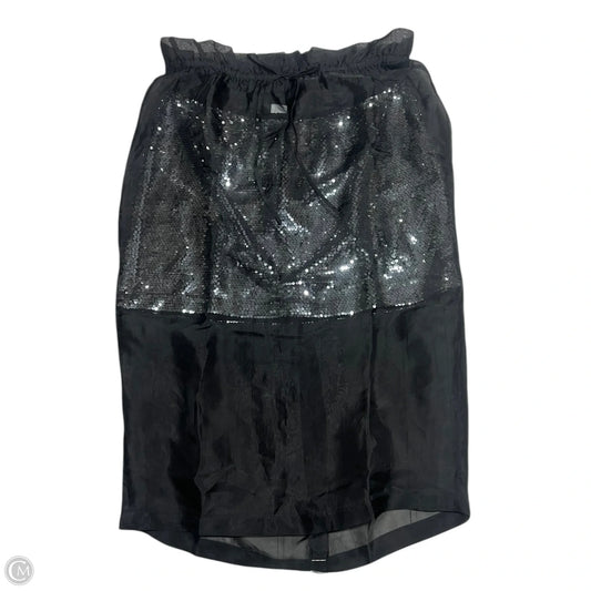 Skirt Maxi By J. Crew In Black & Silver, Size: 16