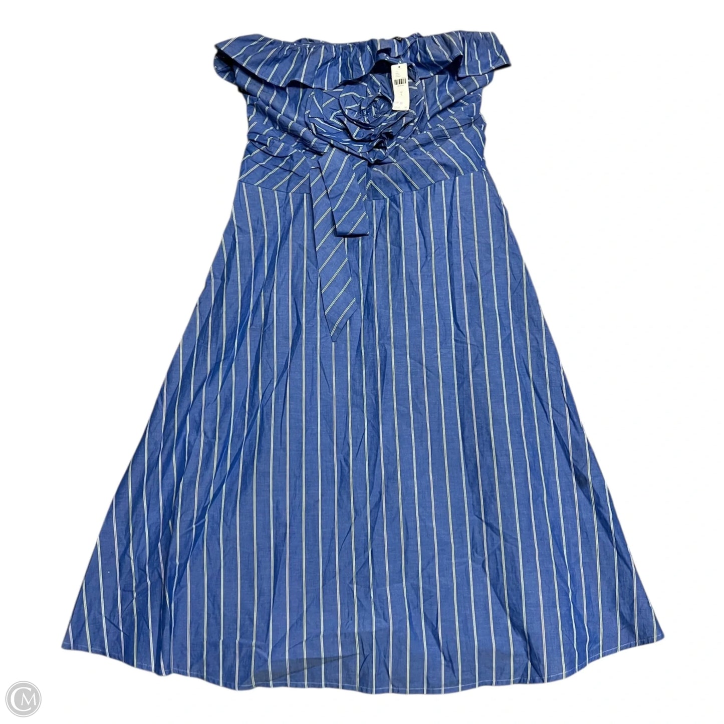 Dress Casual Maxi By Anthropologie In Blue, Size: L